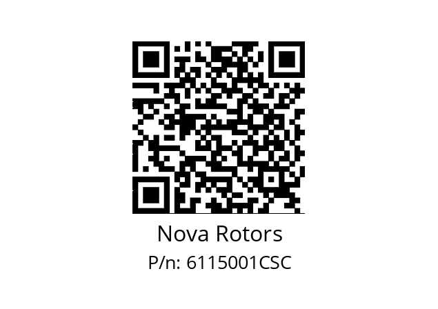   Nova Rotors 6115001CSC