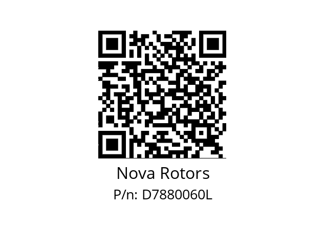   Nova Rotors D7880060L