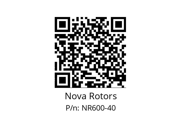   Nova Rotors NR600-40