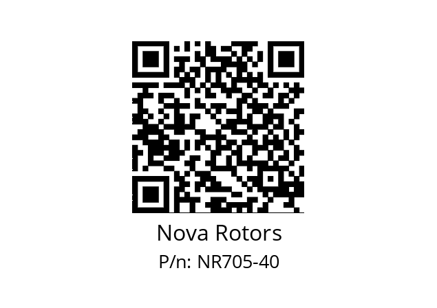   Nova Rotors NR705-40