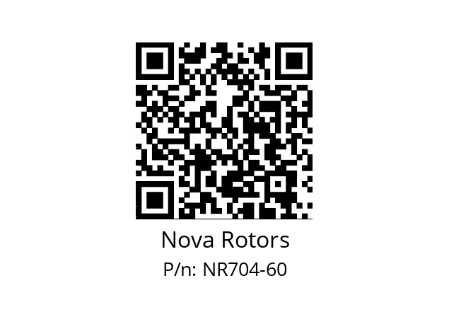   Nova Rotors NR704-60