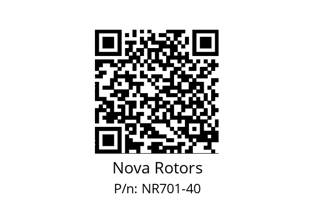   Nova Rotors NR701-40