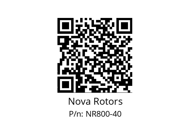   Nova Rotors NR800-40