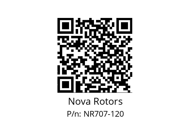   Nova Rotors NR707-120