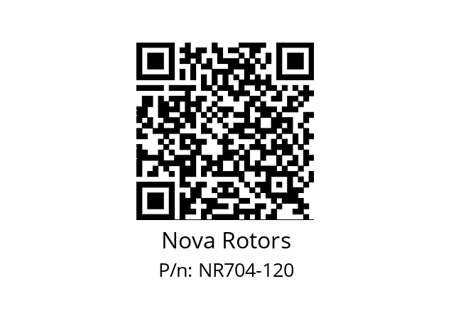   Nova Rotors NR704-120