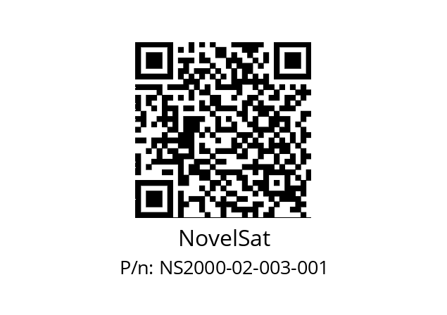   NovelSat NS2000-02-003-001