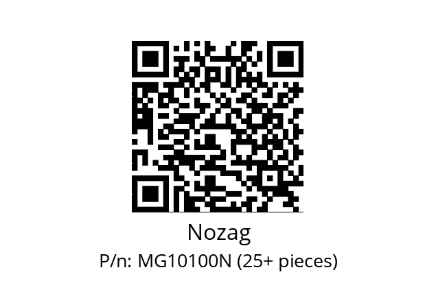   Nozag MG10100N (25+ pieces)