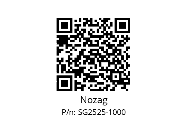   Nozag SG2525­1000