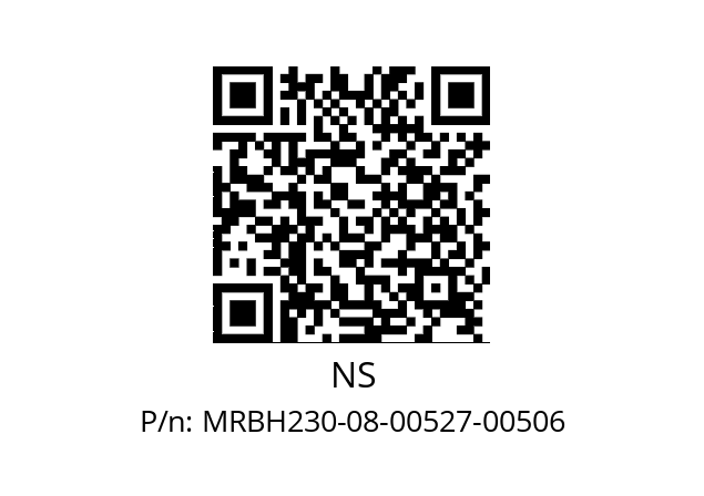   NS MRBH230-08-00527-00506