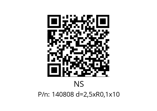   NS 140808 d=2,5xR0,1x10