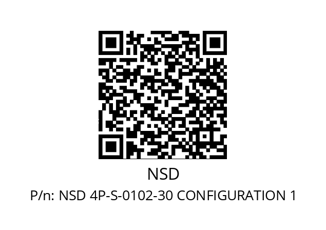   NSD NSD 4P-S-0102-30 CONFIGURATION 1