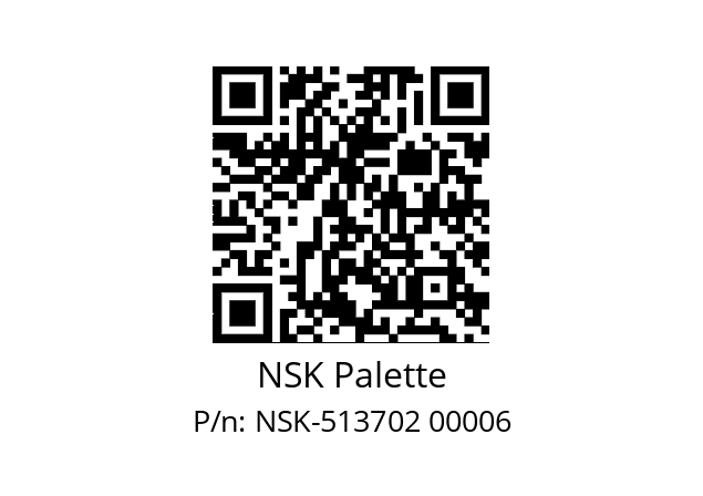   NSK Palette NSK-513702 00006