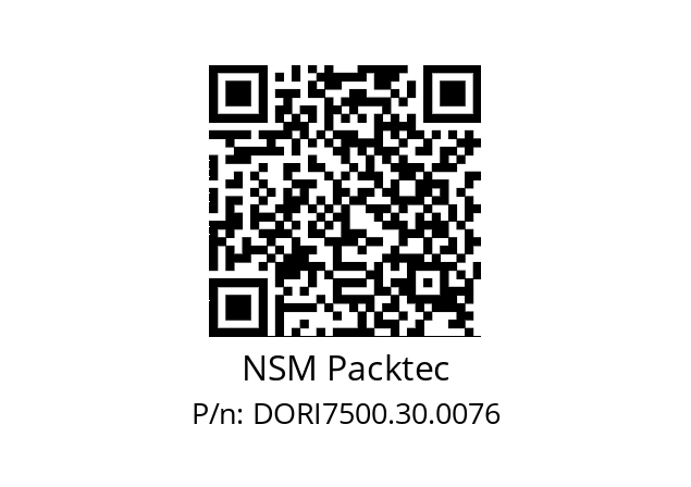   NSM Packtec DORI7500.30.0076