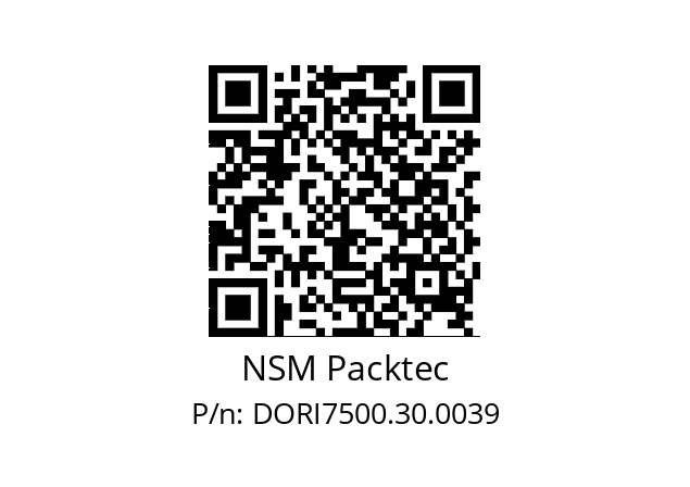   NSM Packtec DORI7500.30.0039