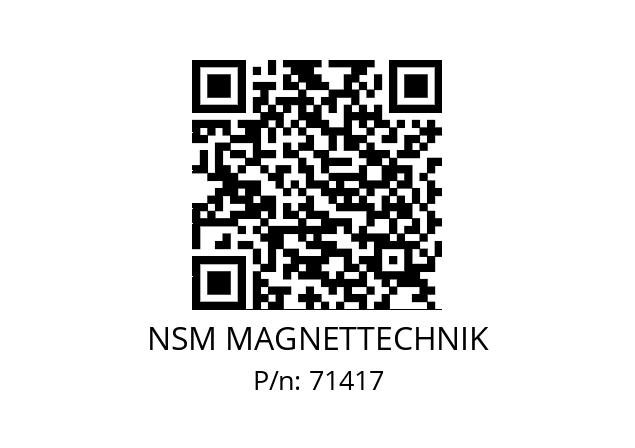   NSM MAGNETTECHNIK 71417