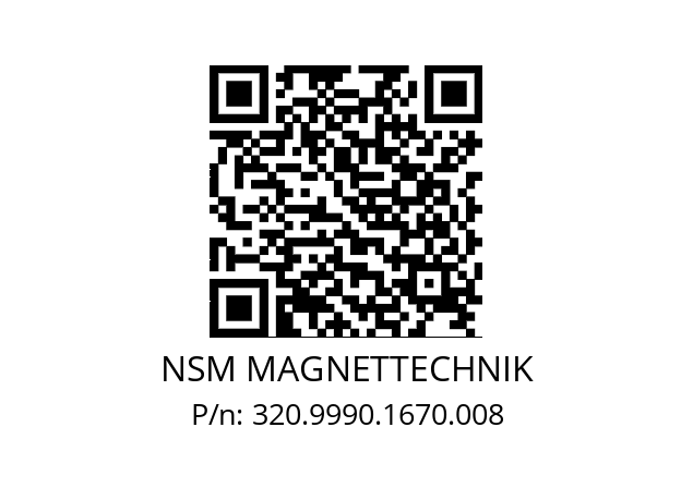   NSM MAGNETTECHNIK 320.9990.1670.008