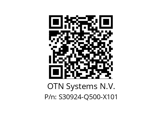   OTN Systems N.V. S30924-Q500-X101