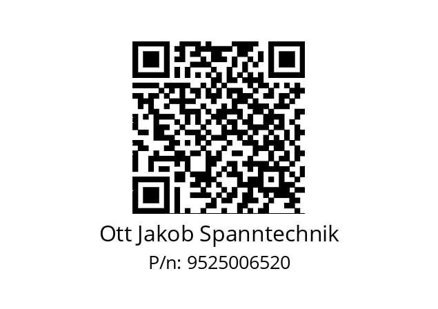   Ott Jakob Spanntechnik 9525006520