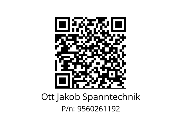   Ott Jakob Spanntechnik 9560261192