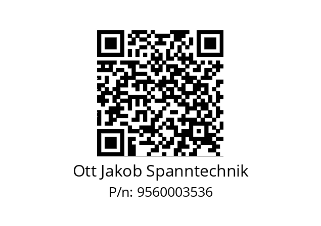   Ott Jakob Spanntechnik 9560003536