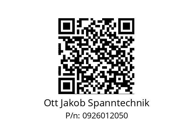   Ott Jakob Spanntechnik 0926012050