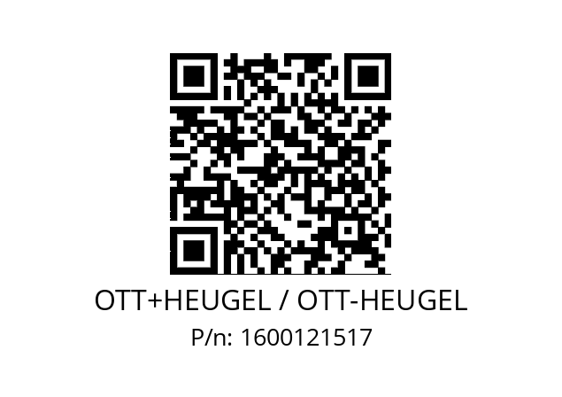   OTT+HEUGEL / OTT-HEUGEL 1600121517