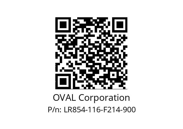   OVAL Corporation LR854-116-F214-900