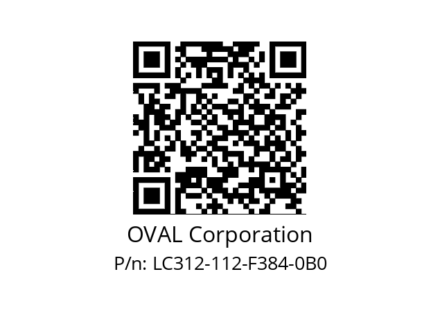   OVAL Corporation LC312-112-F384-0B0