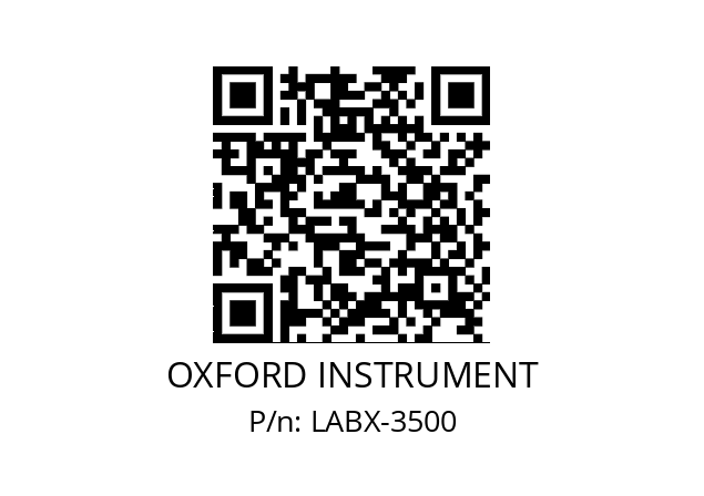   OXFORD INSTRUMENT LABX-3500