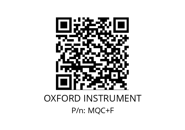   OXFORD INSTRUMENT MQC+F