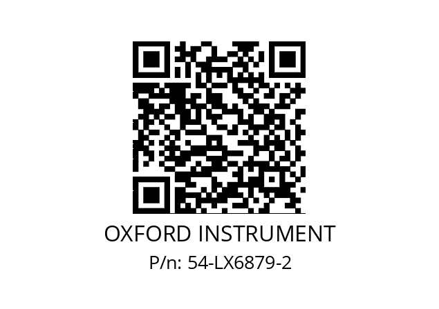   OXFORD INSTRUMENT 54-LX6879-2