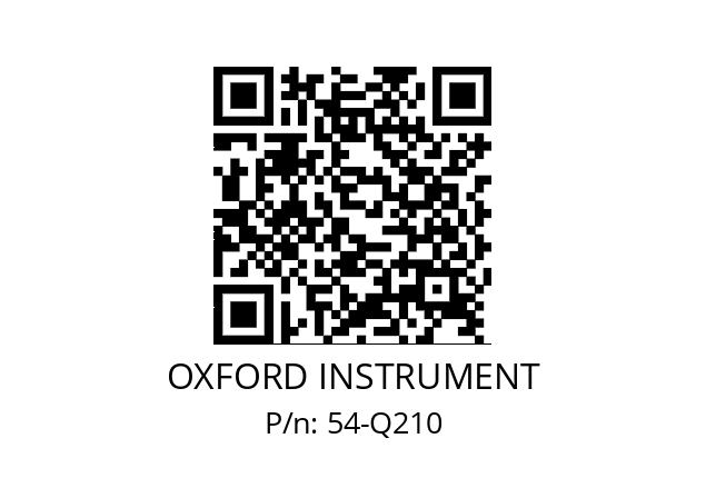   OXFORD INSTRUMENT 54-Q210