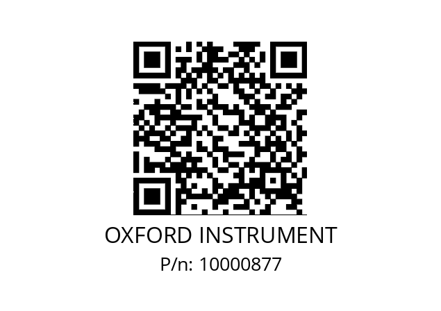   OXFORD INSTRUMENT 10000877