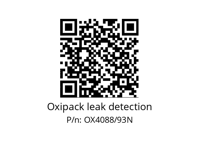   Oxipack leak detection OX4088/93N