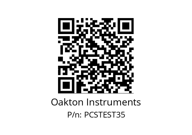   Oakton Instruments PCSTEST35