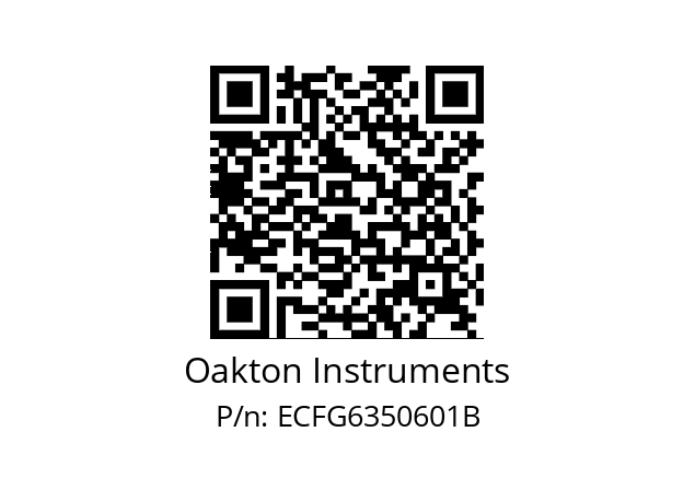   Oakton Instruments ECFG6350601B