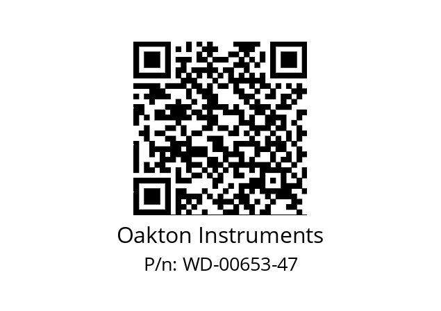   Oakton Instruments WD-00653-47