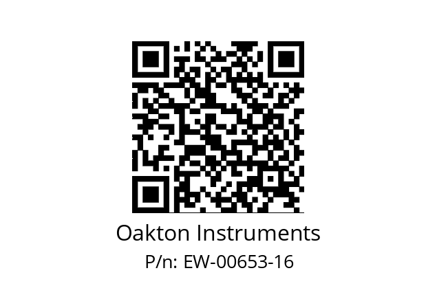   Oakton Instruments EW-00653-16