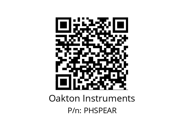   Oakton Instruments PHSPEAR