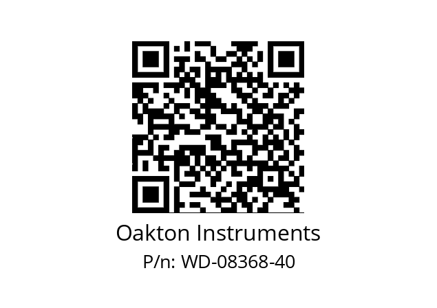   Oakton Instruments WD-08368-40