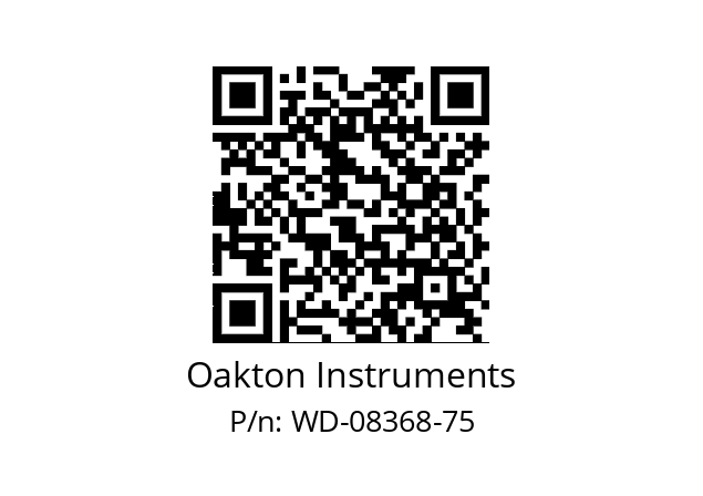   Oakton Instruments WD-08368-75