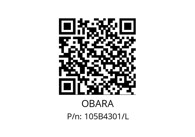   OBARA 105B4301/L