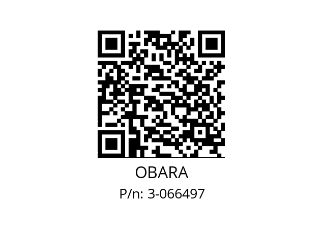   OBARA 3-066497