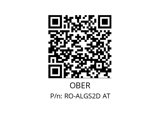   OBER RO-ALGS2D AT