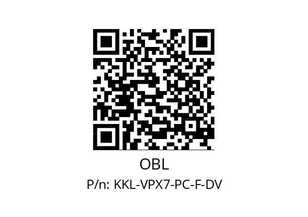   OBL KKL-VPX7-PC-F-DV