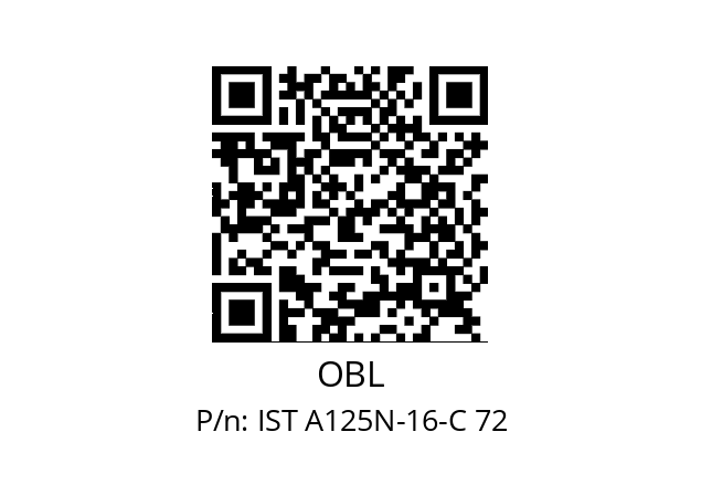   OBL IST A125N-16-C 72