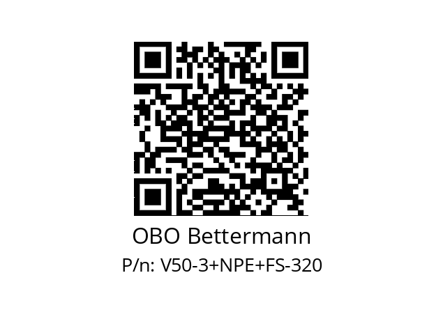   OBO Bettermann V50-3+NPE+FS-320