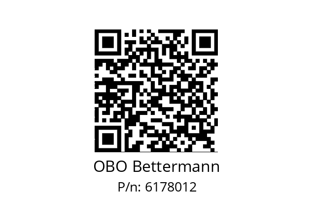   OBO Bettermann 6178012