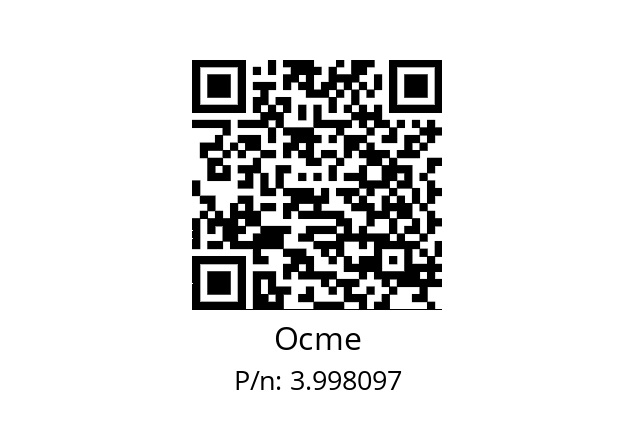   Ocme 3.998097