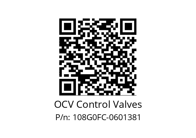   OCV Control Valves 108G0FC-0601381